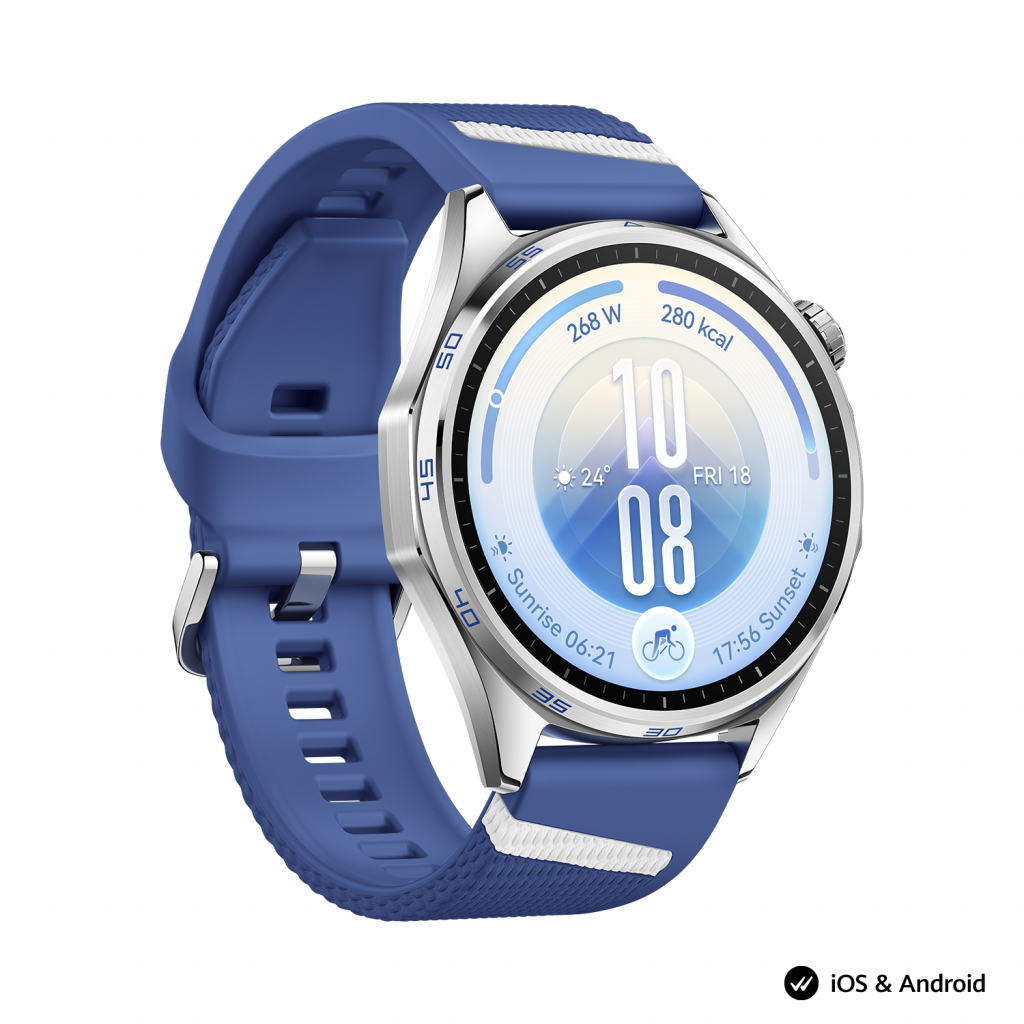 Смарт часовник Huawei Watch GT 7 &nbsp;Atum-B39FC Blue and White Fluoroelastomer
